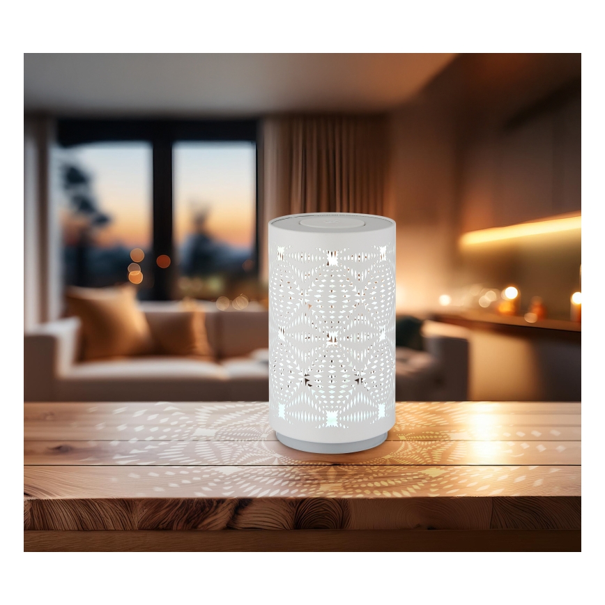 Globo - LED RGB Aufladbare Touch-Tischleuchte LED/1W/5V 500 mAh weiß