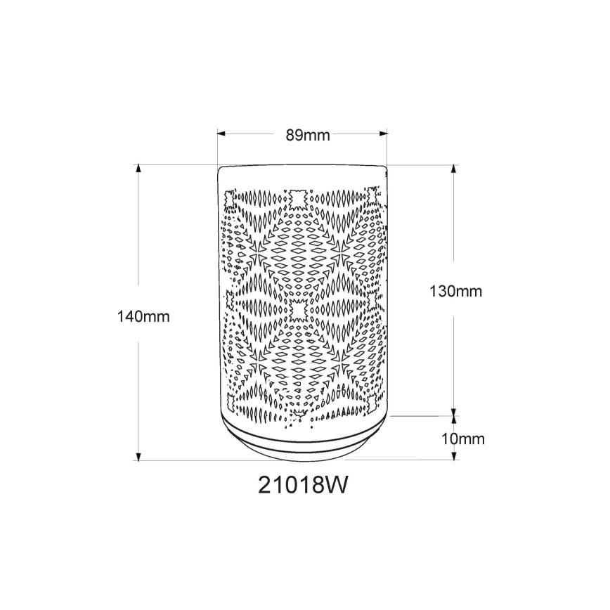 Globo - LED RGB Aufladbare Touch-Tischleuchte LED/1W/5V 500 mAh weiß