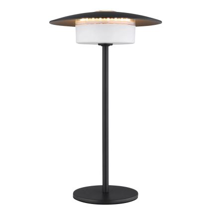Globo - LED Außen-Tischlampe mit Touch-Bedienung, wiederaufladbar LED/3W/3,7V 1800/2700/3000K IP44 1800 mAh schwarz