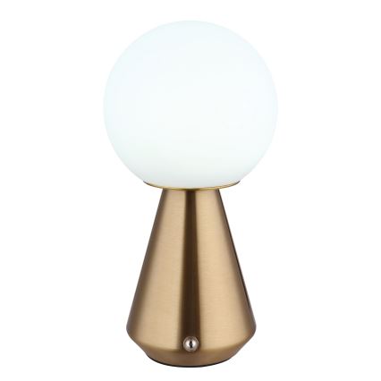 Globo - LED dimmbare Touch-Außen-Tischlampe LED/1,5W/5V 3000/4500/6500K 1800 mAh IP41 kupferfarben