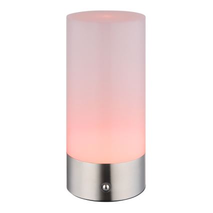 Globo - LED RGBW Dimmbare Touch-Outdoor-Tischleuchte LED/1,8W/5V 1500 mAh IP44 matt Chrom