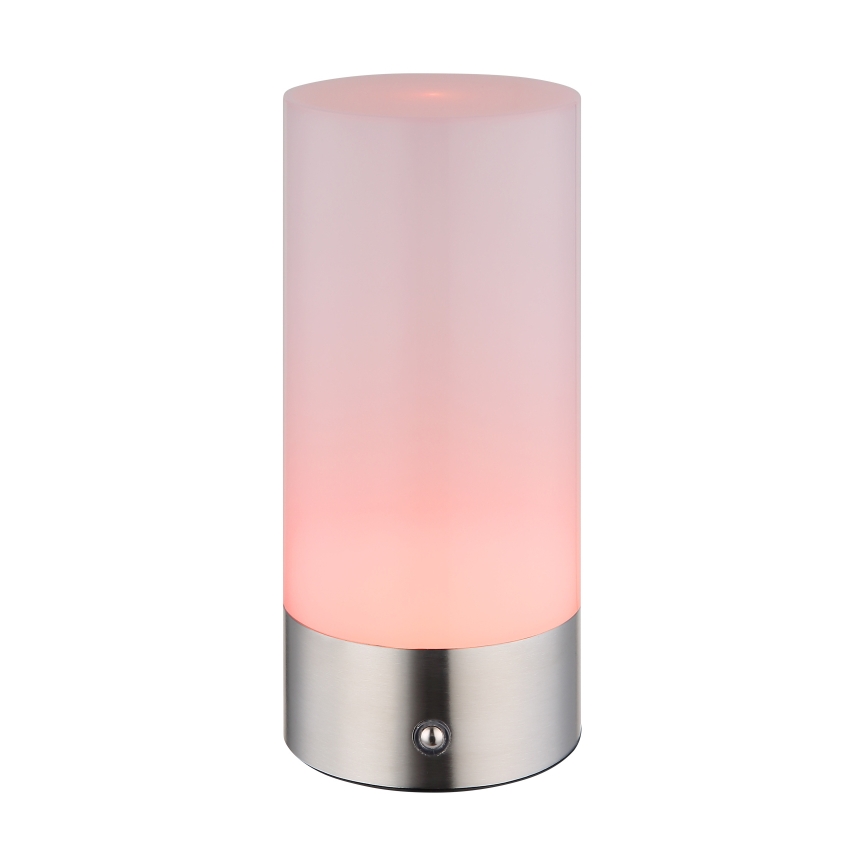 Globo - LED RGBW Dimmbare Touch-Outdoor-Tischleuchte LED/1,8W/5V 1500 mAh IP44 matt Chrom