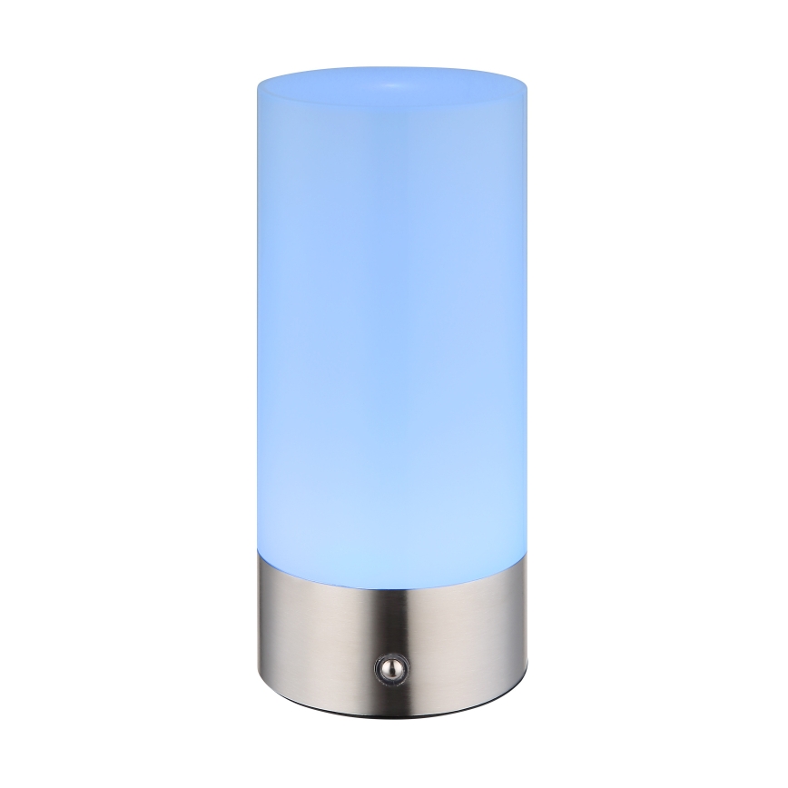 Globo - LED RGBW Dimmbare Touch-Outdoor-Tischleuchte LED/1,8W/5V 1500 mAh IP44 matt Chrom