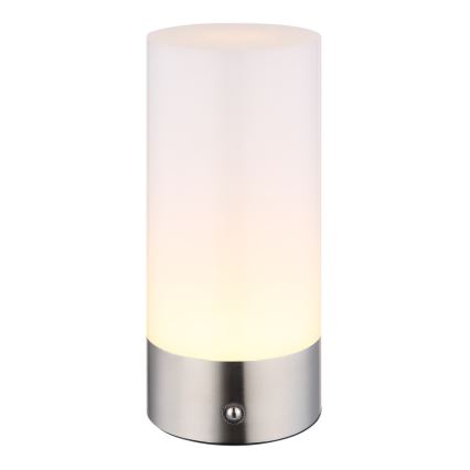 Globo - LED RGBW Dimmbare Touch-Outdoor-Tischleuchte LED/1,8W/5V 1500 mAh IP44 matt Chrom