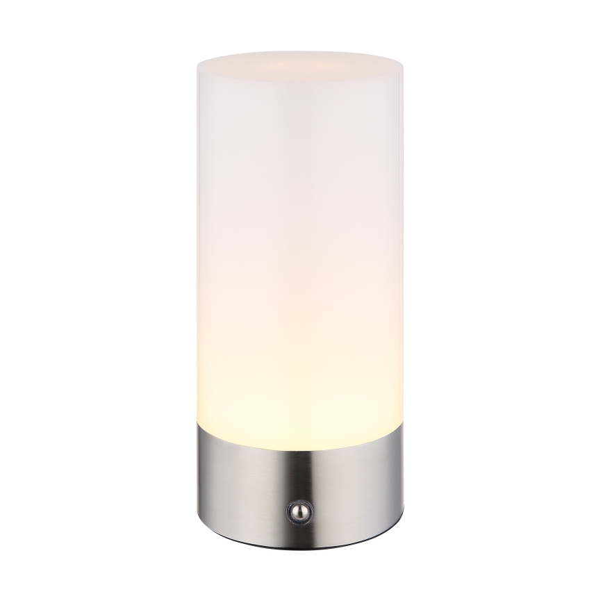 Globo - LED RGBW Dimmbare Touch-Outdoor-Tischleuchte LED/1,8W/5V 1500 mAh IP44 matt Chrom