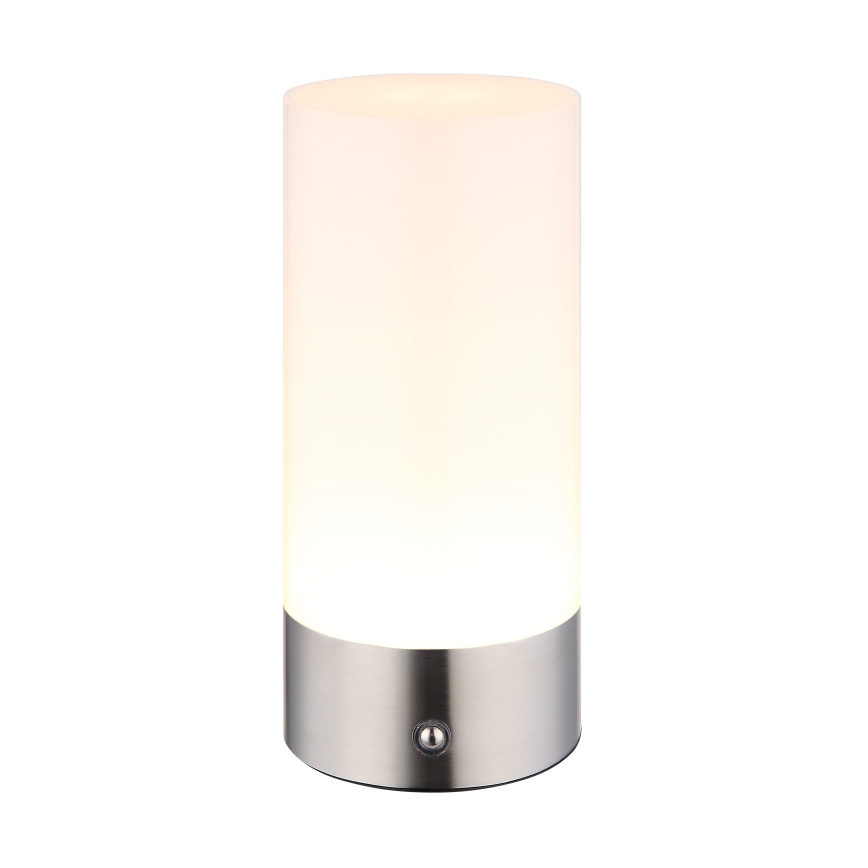 Globo - LED RGBW Dimmbare Touch-Outdoor-Tischleuchte LED/1,8W/5V 1500 mAh IP44 matt Chrom