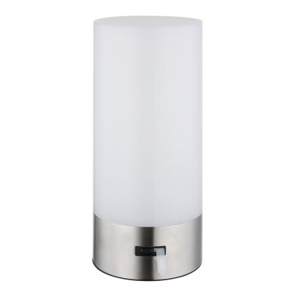 Globo - LED RGBW Dimmbare Touch-Outdoor-Tischleuchte LED/1,8W/5V 1500 mAh IP44 matt Chrom