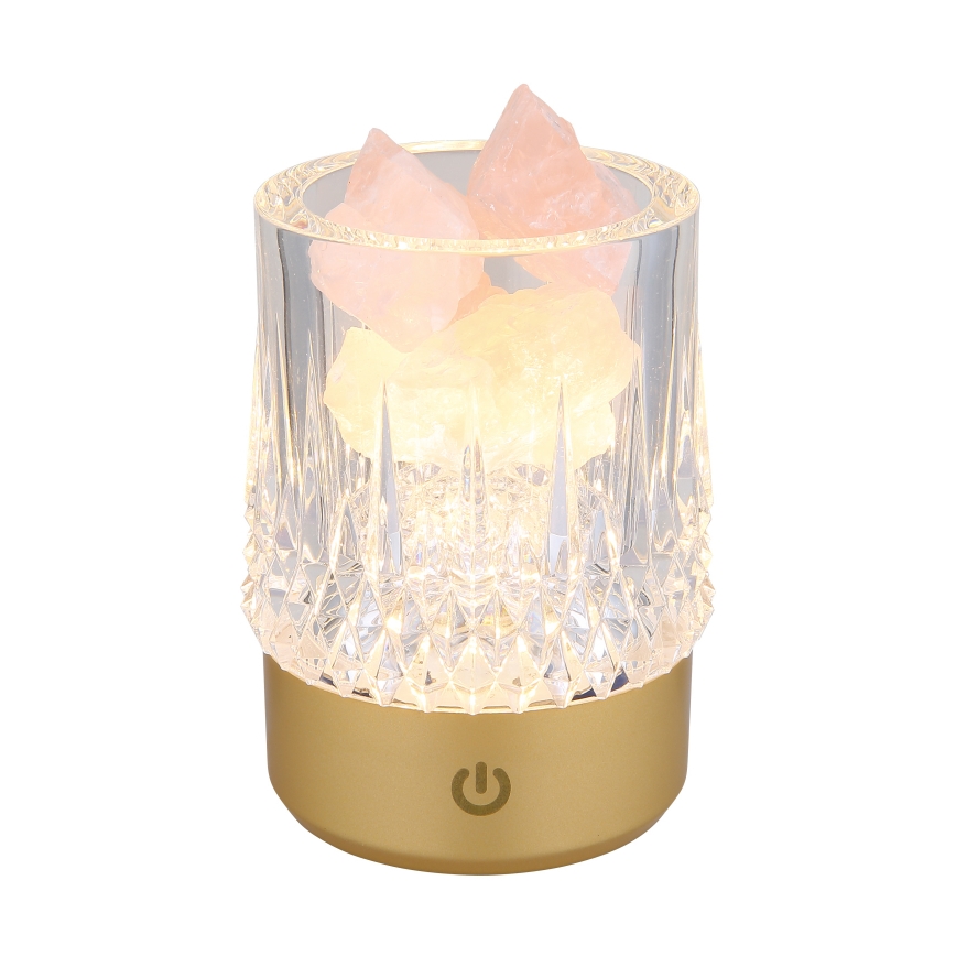 Globo - Dimmbare LED-Tischleuchte mit Touch-Funktion LED/1W/5V 3000K 1200 mAh golden