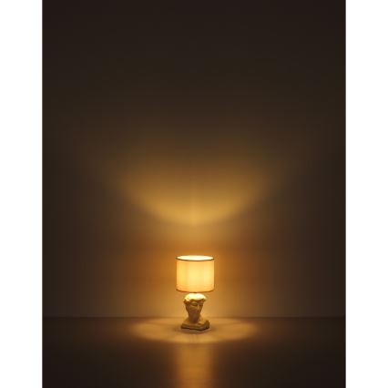 Globo - Tischleuchte 1xE14/40W/230V cremefarben