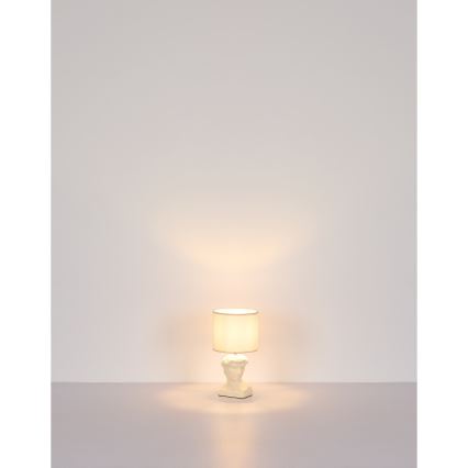 Globo - Tischleuchte 1xE14/40W/230V cremefarben