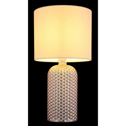 Globo - Tischleuchte 1xE27/60W/230V beige