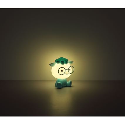 Globo - LED dimmbare wiederaufladbare Kinder-Nachtlampe LED/1W/5V 500 mAh blau