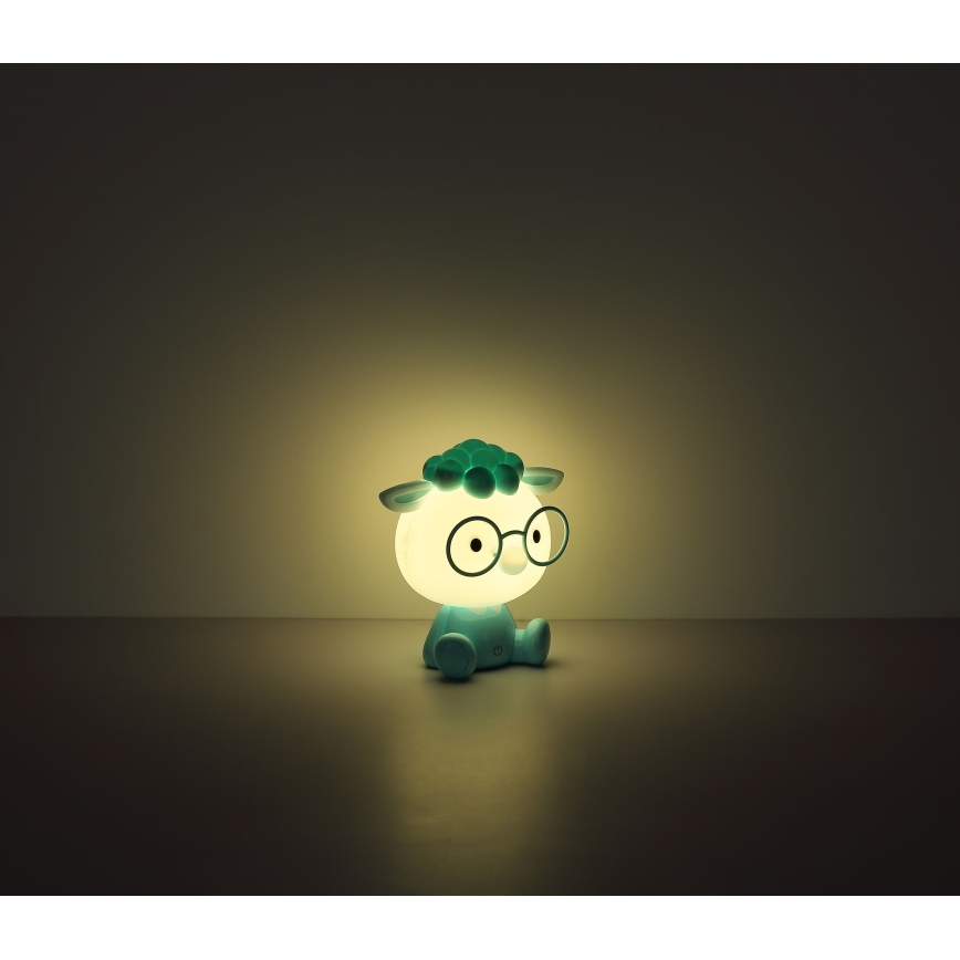 Globo - LED dimmbare wiederaufladbare Kinder-Nachtlampe LED/1W/5V 500 mAh blau