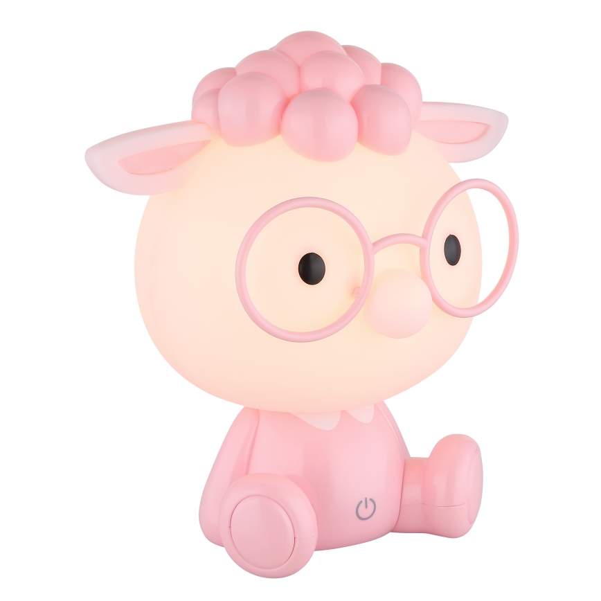 Globo - LED dimmbare wiederaufladbare Kinder-Nachtlampe LED/1W/5V 500 mAh rosa