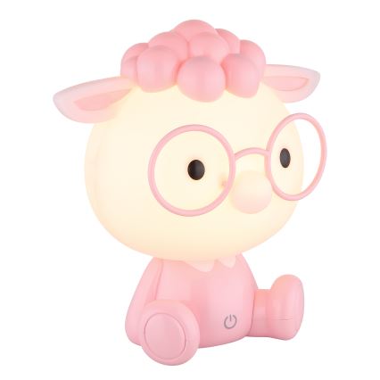 Globo - LED dimmbare wiederaufladbare Kinder-Nachtlampe LED/1W/5V 500 mAh rosa