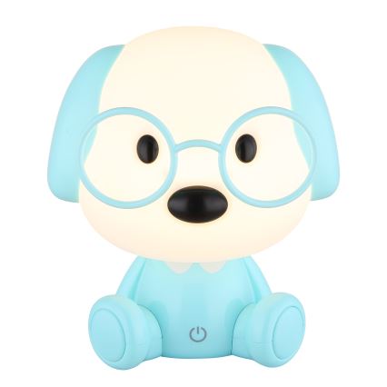 Globo - LED dimmbare wiederaufladbare Kinder-Nachtlampe LED/1W/5V 500 mAh blau