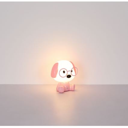 Globo - LED dimmbare wiederaufladbare Kinder-Nachtlampe LED/1W/5V 500 mAh rosa