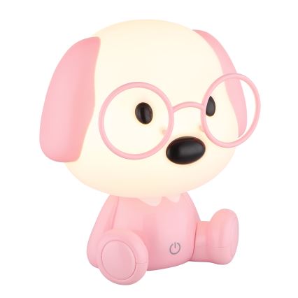 Globo - LED dimmbare wiederaufladbare Kinder-Nachtlampe LED/1W/5V 500 mAh rosa
