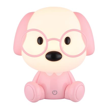 Globo - LED dimmbare wiederaufladbare Kinder-Nachtlampe LED/1W/5V 500 mAh rosa