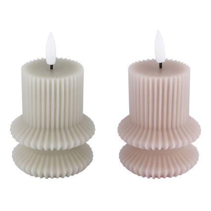 Globo - SET 2x LED-Kerze LED/0,06W/3V 1xCR2032 210 mAh