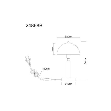 Globo - Tischlampe 1xE14/40W/230V