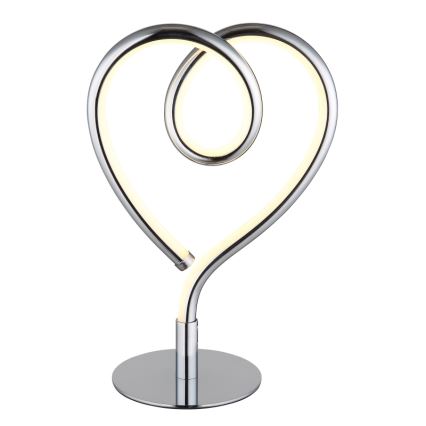 Globo - LED-Tischleuchte LED/6W/230V glänzendes Chrom