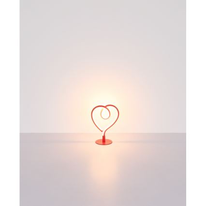 Globo - LED-Tischleuchte LED/6W/230V rot