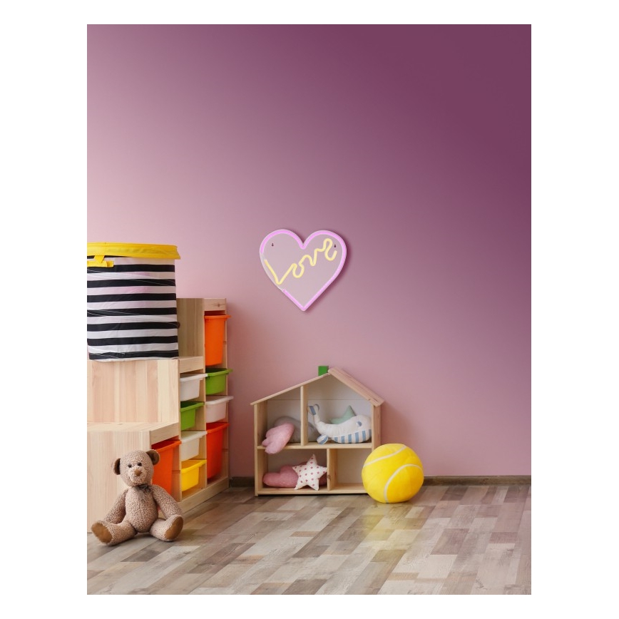 Globo - LED Neon-Wanddekoration LED/3W/USB Herz