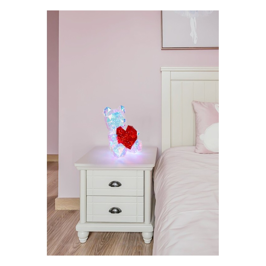 Globo - LED-Tischdekoration LED/6W/5V USB Bär