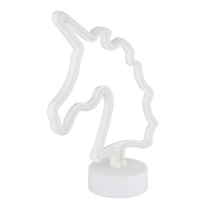 Globo - LED Neon Tischdekoration LED/2W/3xAA Einhorn