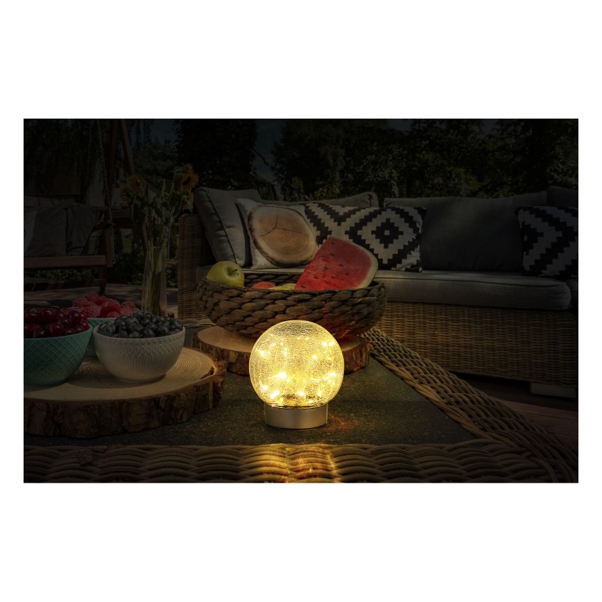 Globo - LED dekorative wiederaufladbare Tischlampe 25xLED/0,06W/5V 600 mAh IP44