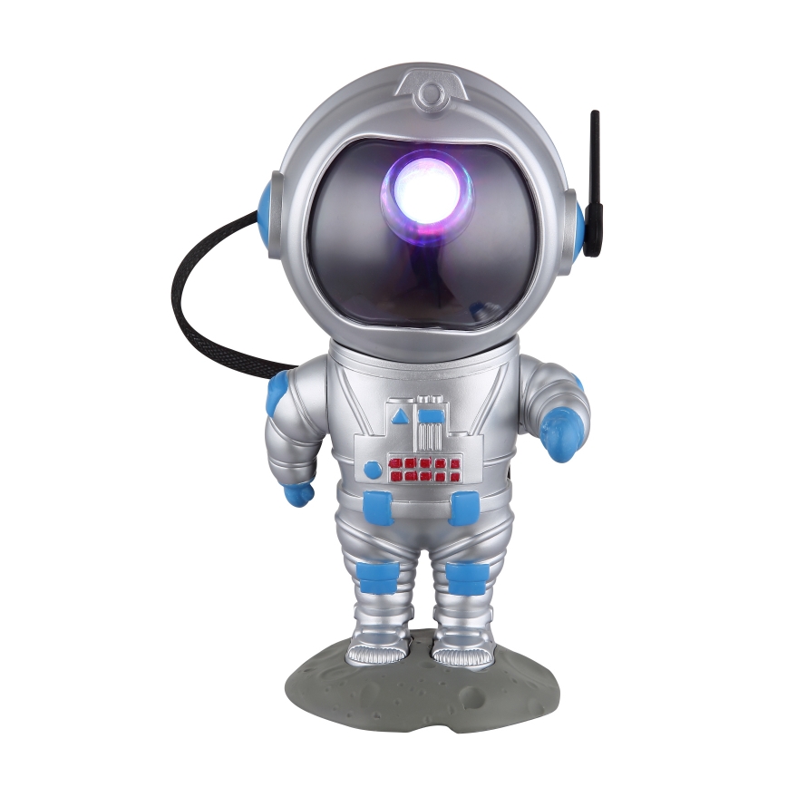 Globo - LED RGB Tischlampe LED/4,5W/5V Astronaut Silber