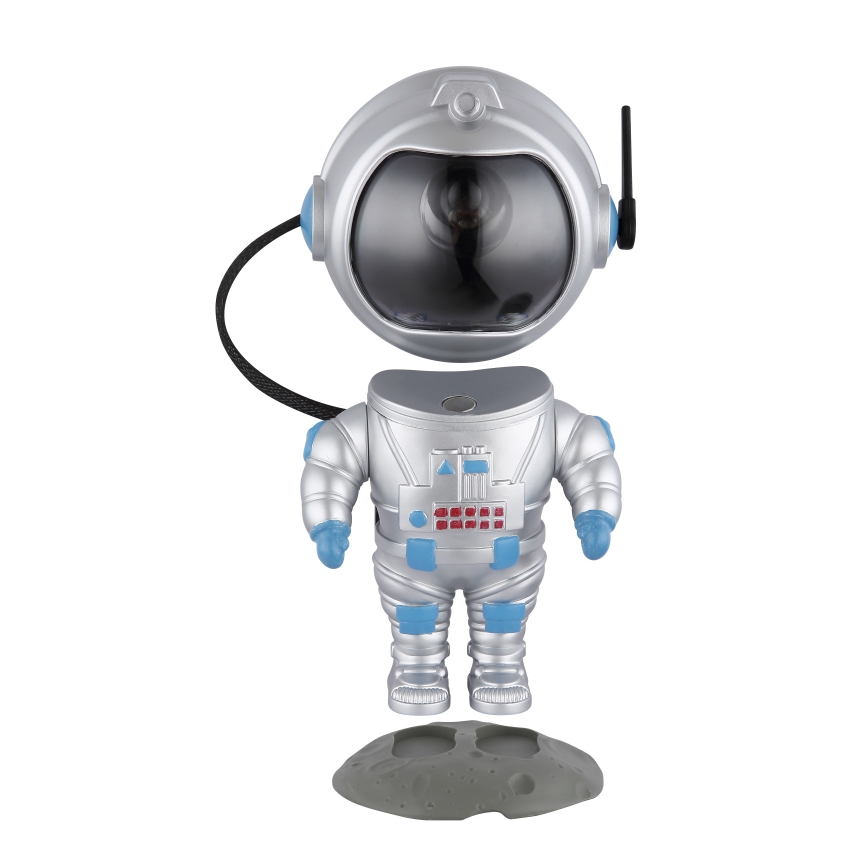 Globo - LED RGB Tischlampe LED/4,5W/5V Astronaut Silber