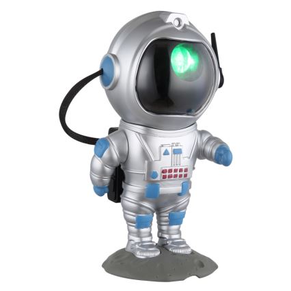 Globo - LED RGB Tischlampe LED/4,5W/5V Astronaut Silber
