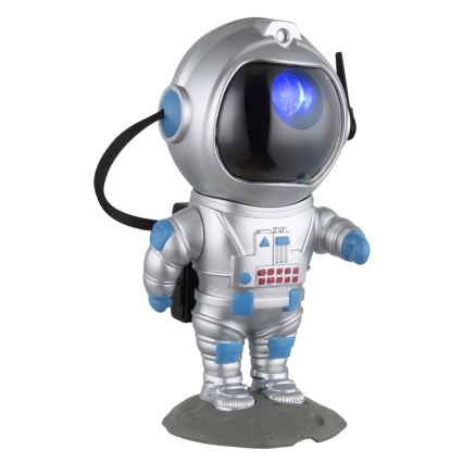 Globo - LED RGB Tischlampe LED/4,5W/5V Astronaut Silber