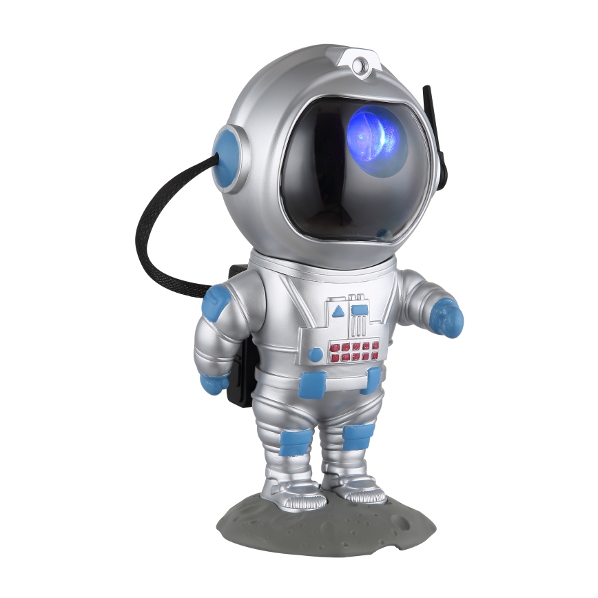 Globo - LED RGB Tischlampe LED/4,5W/5V Astronaut Silber