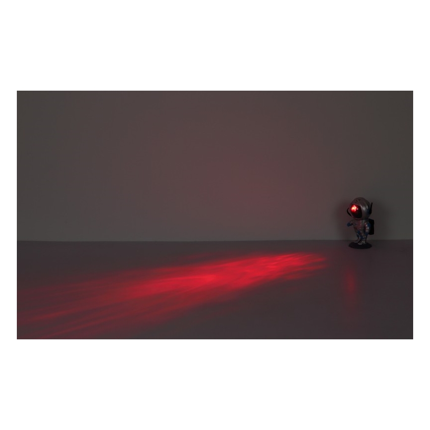 Globo - LED RGB Tischleuchte LED/4,5W/5V Astronaut silbern