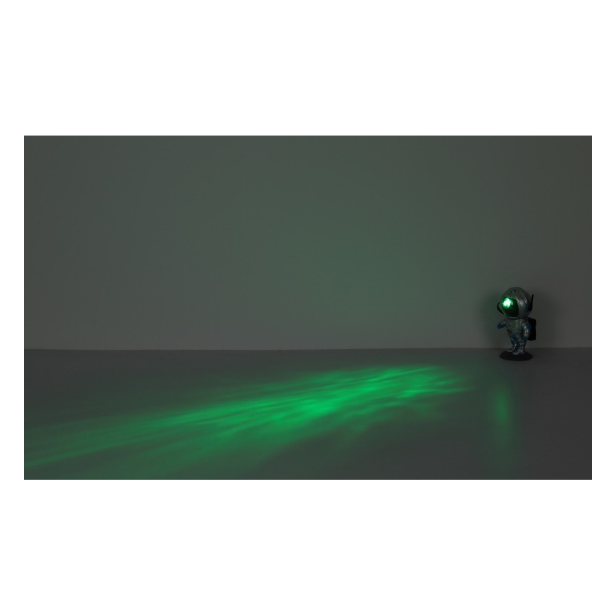 Globo - LED RGB Tischleuchte LED/4,5W/5V Astronaut silbern