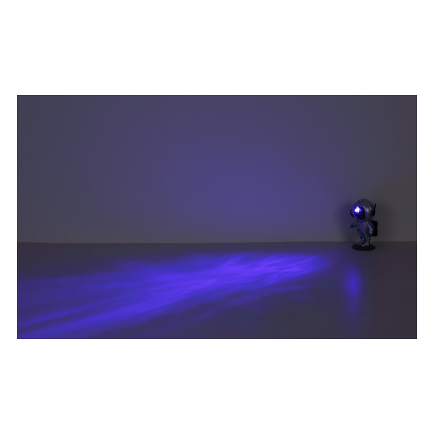 Globo - LED RGB Tischleuchte LED/4,5W/5V Astronaut silbern