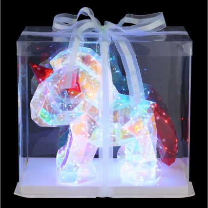 Globo - LED-Tischdekoration LED/3W/5V USB Einhorn