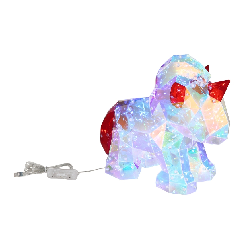 Globo - LED-Tischdekoration LED/3W/5V USB Einhorn
