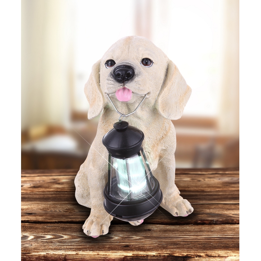 Globo - LED Solarleuchte LED/0,06W/3V Hund IP44 600 mAh