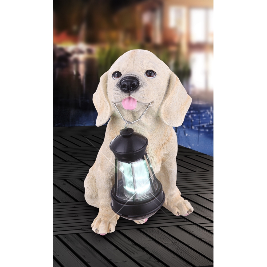 Globo - LED Solarleuchte LED/0,06W/3V Hund IP44 600 mAh