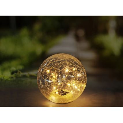 Globo - LED Solarleuchte 20xLED/0,06W/3,2V Ø 19,5 cm IP44 600 mAh