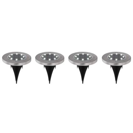 Globo - SET 4x LED-Solarleuchte LED/0,1W/3V IP44 300 mAh