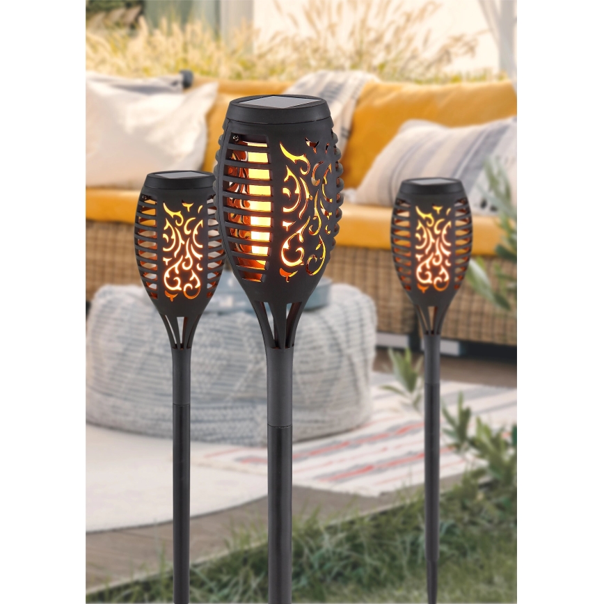 Globo - SET 3x LED-Solarleuchte LED/0,1W/3V IP44 200 mAh