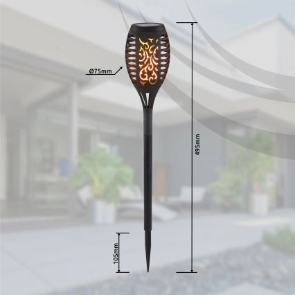 Globo - SET 3x LED-Solarleuchte LED/0,1W/3V IP44 200 mAh