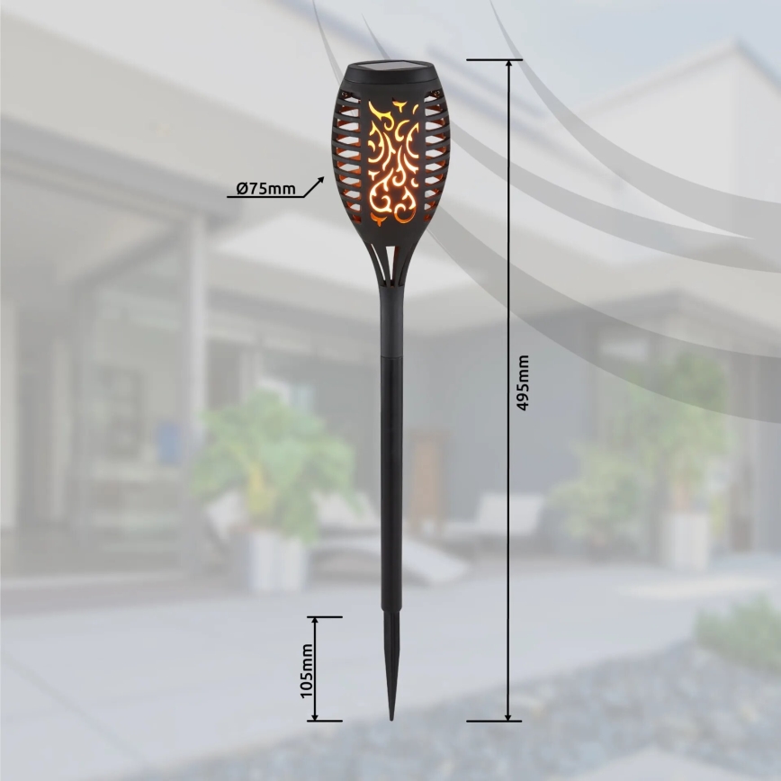 Globo - SET 3x LED-Solarleuchte LED/0,1W/3V IP44 200 mAh