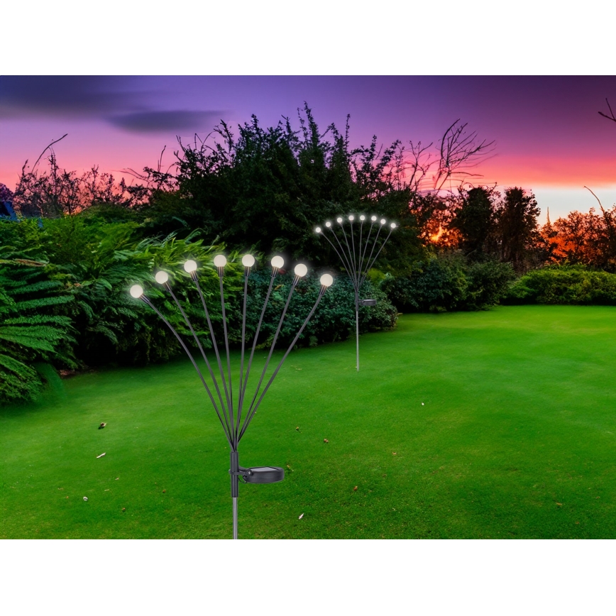 Globo - LED-Solarleuchte 8xLED/0,06W/3,2V 3000K IP44 300 mAh