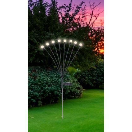 Globo - LED-Solarleuchte 8xLED/0,06W/3,2V 3000K IP44 300 mAh